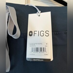 Figs high waisted Yola scrub pants Dark Harbor